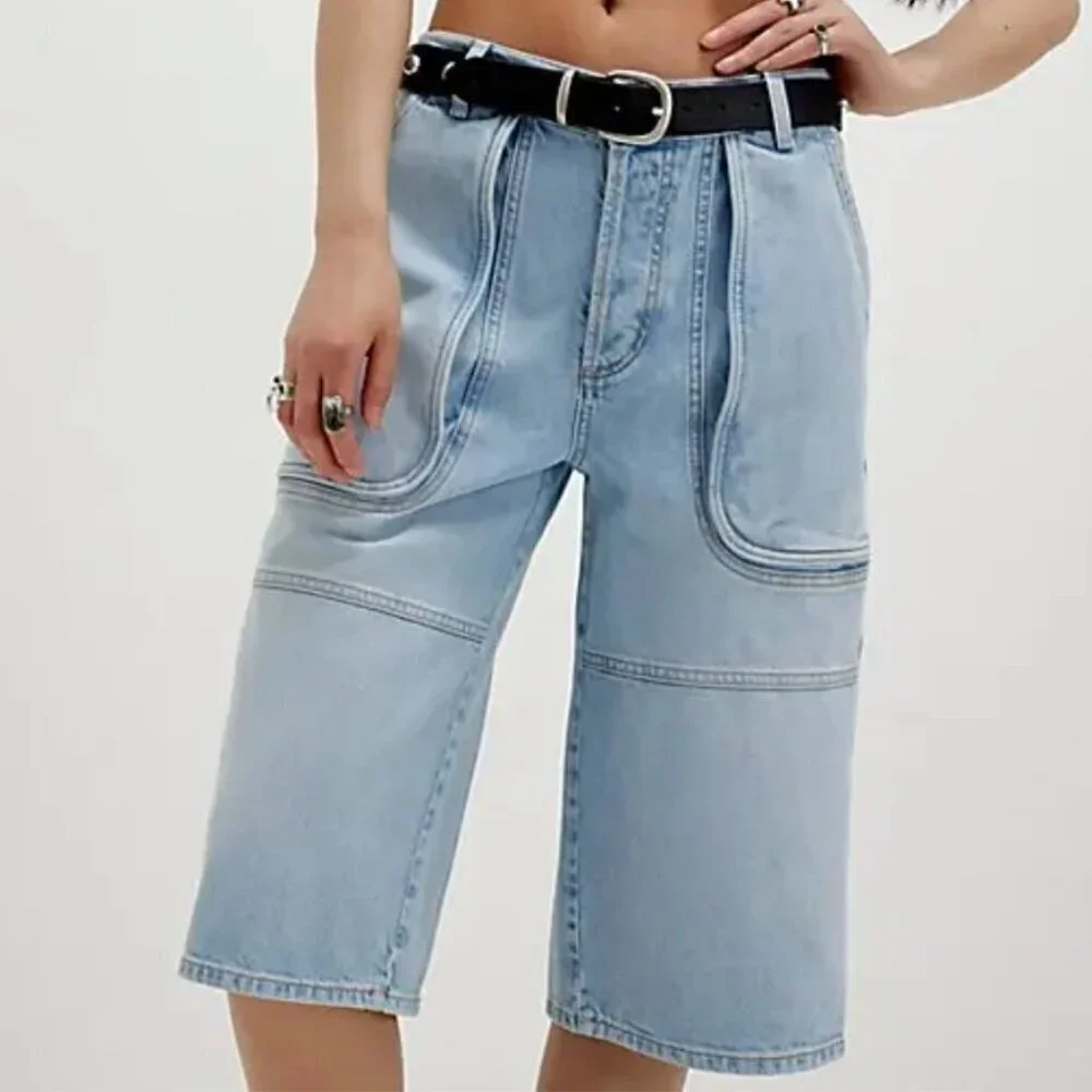 NWT Free People Havasu Slouchy Cropped Jeans in Hoover